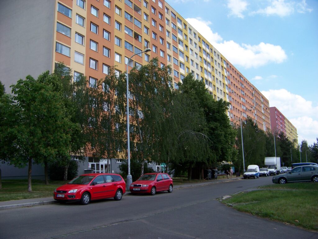 Panelový bytový dům v pražské Cílkově ulici